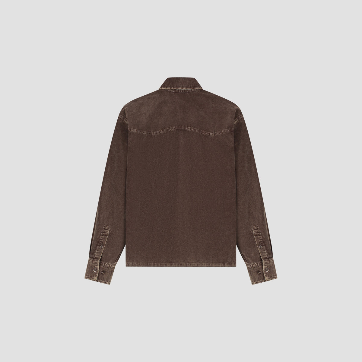 WASHED CORDUROY BOXY SHIRT | BRACKEN