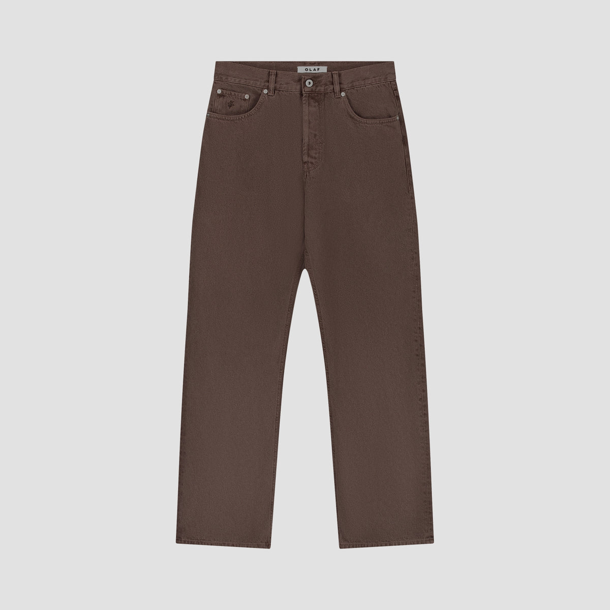 WASHED TWILL REGULAR PANT | BRACKEN