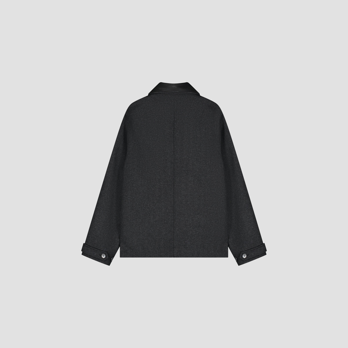 WOOL WORKWEAR JACKET | CHARCOAL