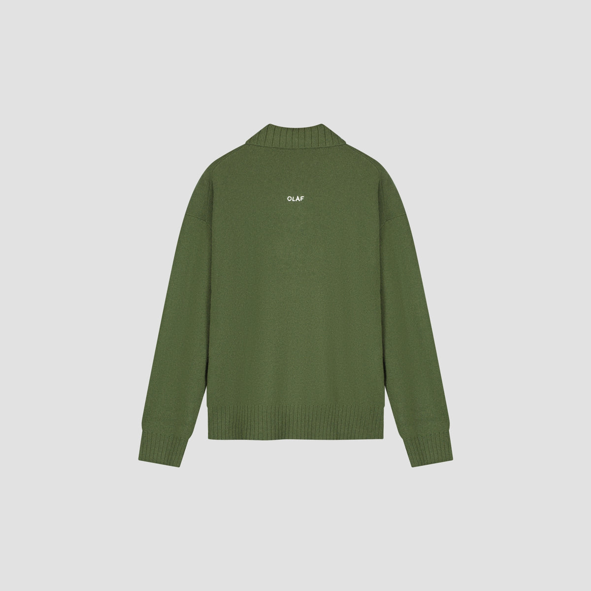 ESSENTIAL KNITTED POLO | KOMBU GREEN