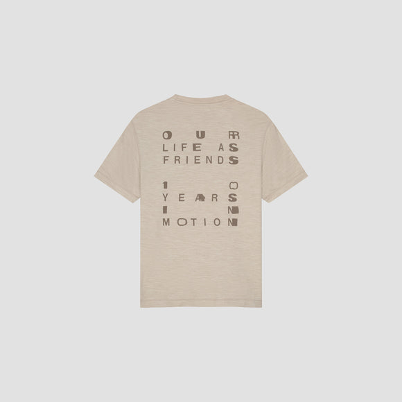 10 Year Graphic Boxy Tee - Cobblestone
