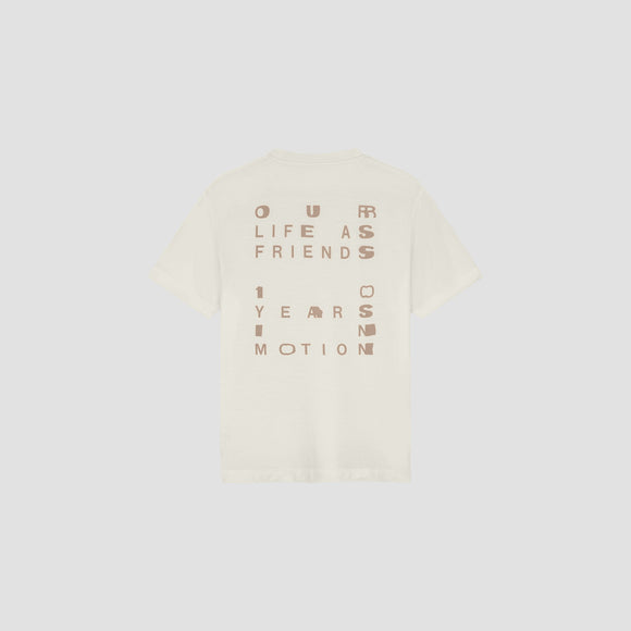 10 Year Graphic Boxy Tee - White