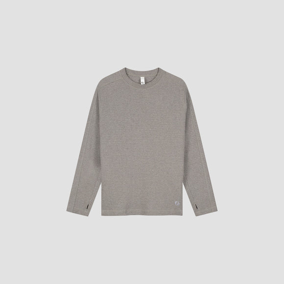 10 Year Textured Crewneck - Greige
