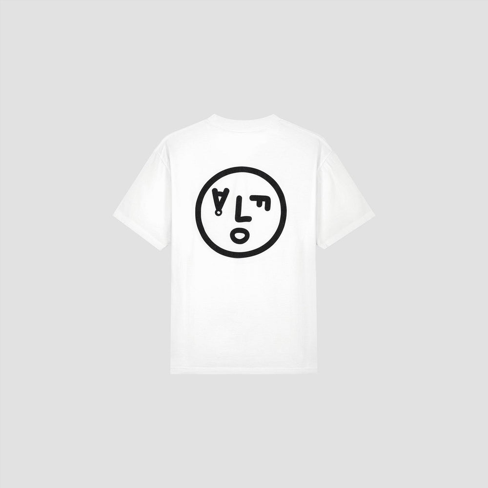 FACE TEE | OPTICAL WHITE