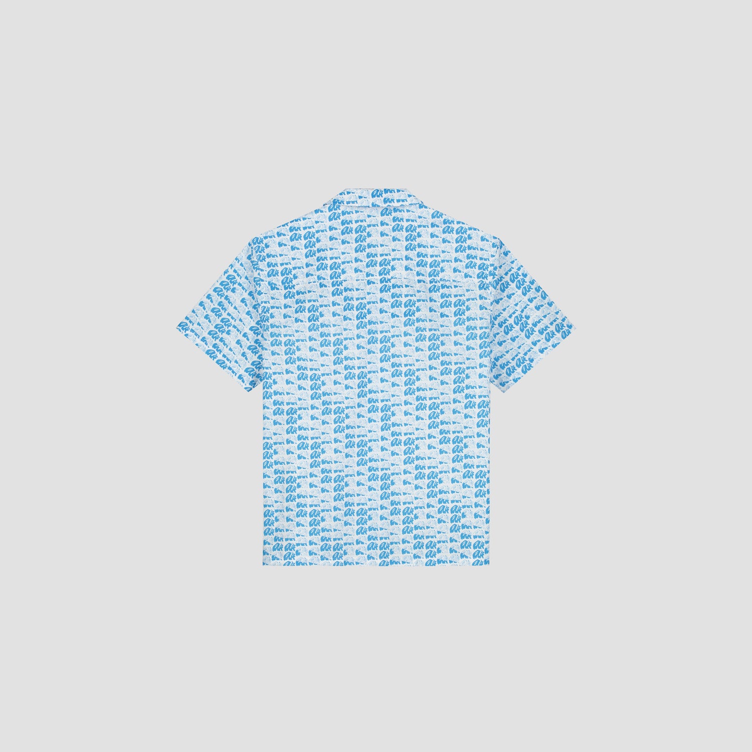 AOP Blur SS Shirt - Azure Blue