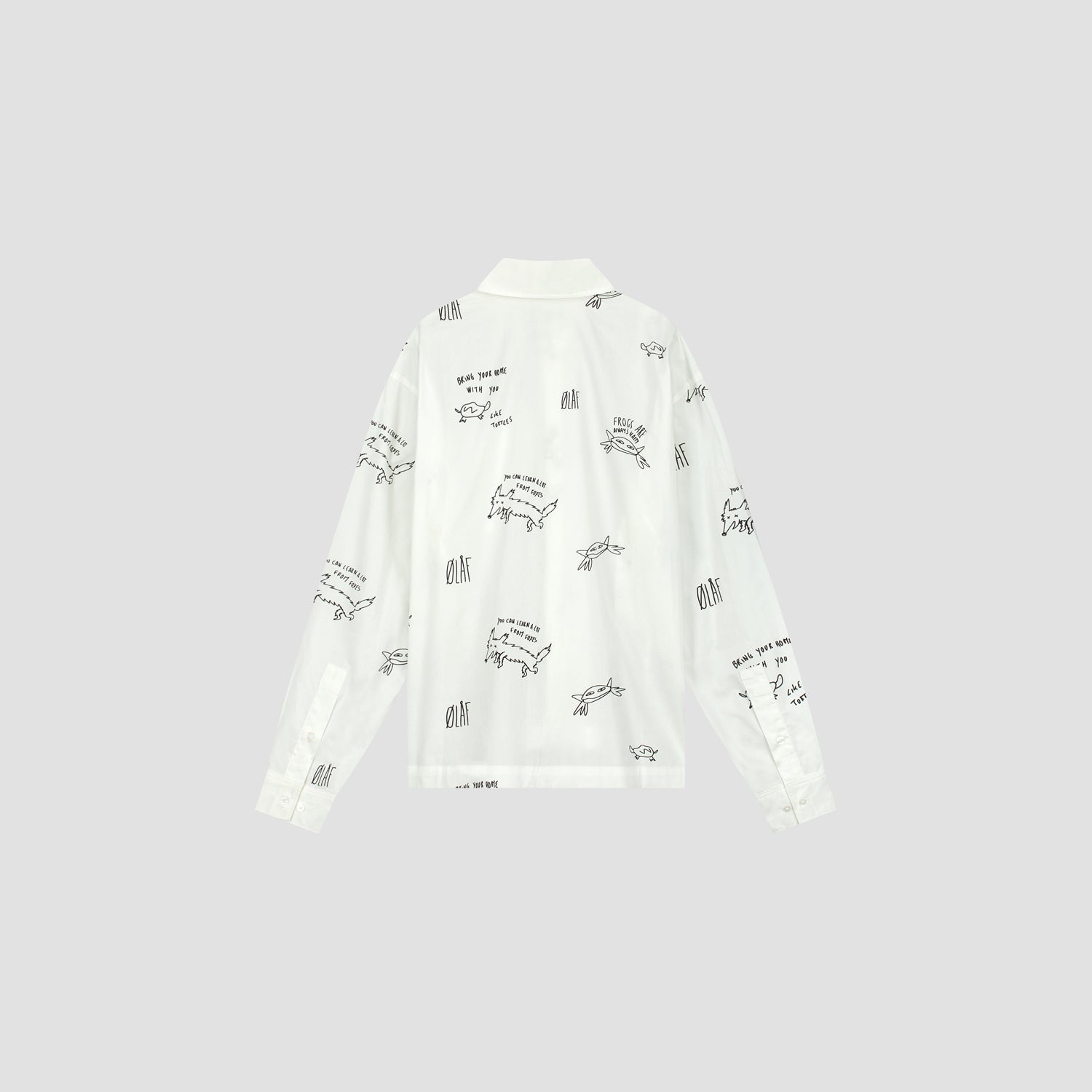 Camp AOP Shirt - White