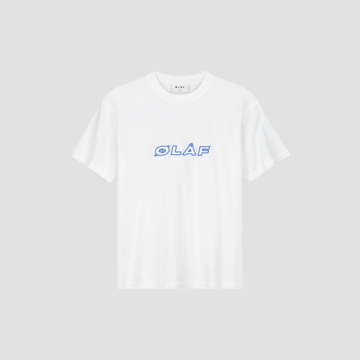 OLAF ITALIC TEE | OPTICAL WHITE