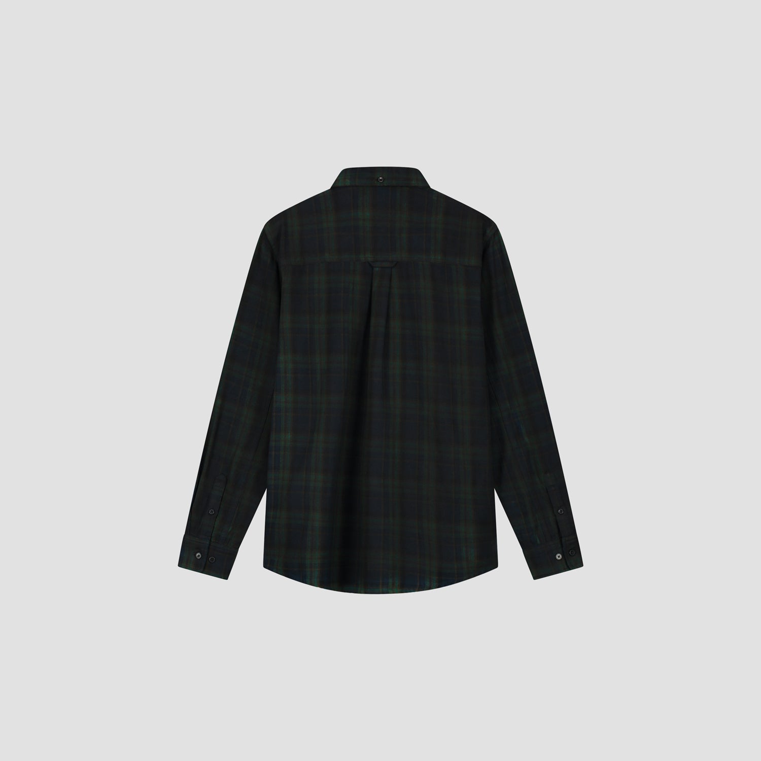 Overdye Plaid Shirt - Navy / Green
