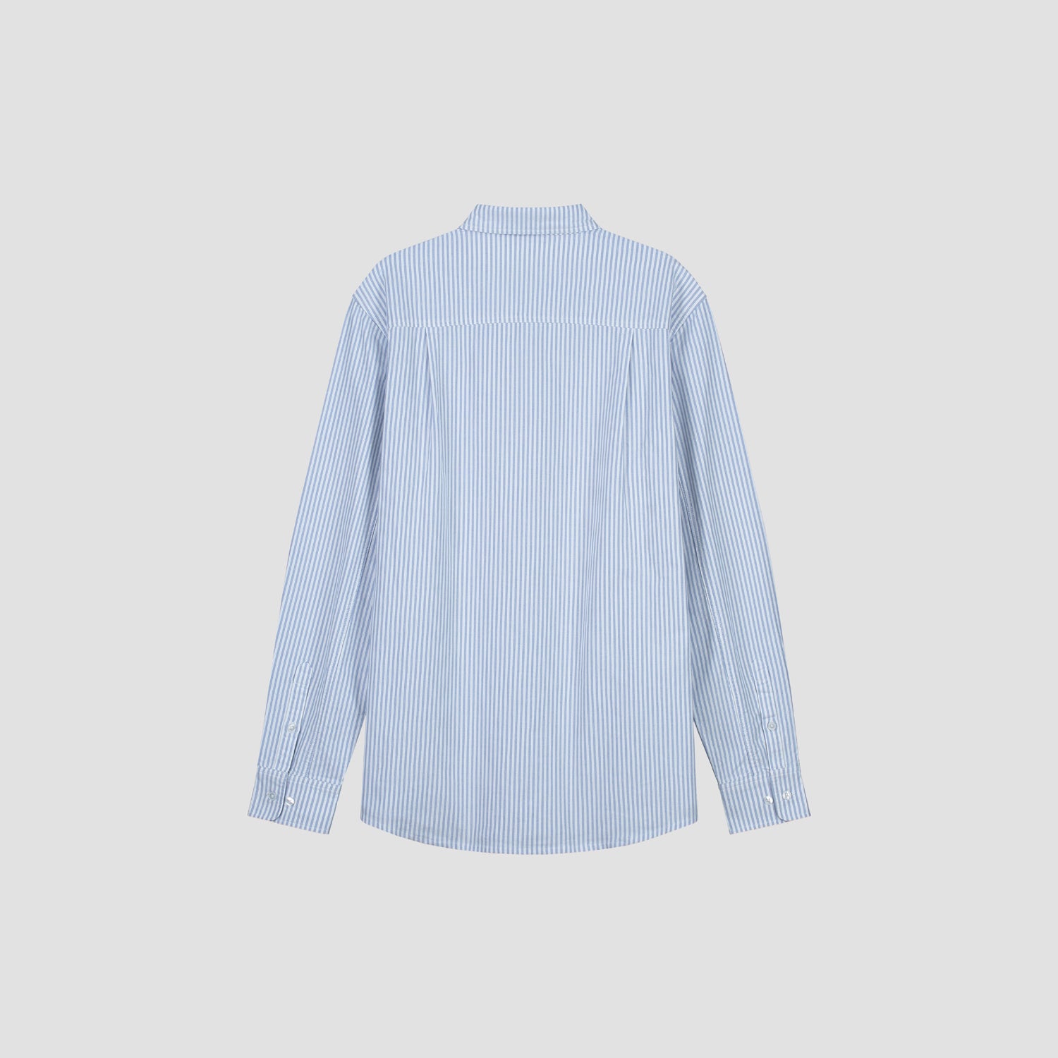 Oxford Stripe Shirt - Off White / Navy