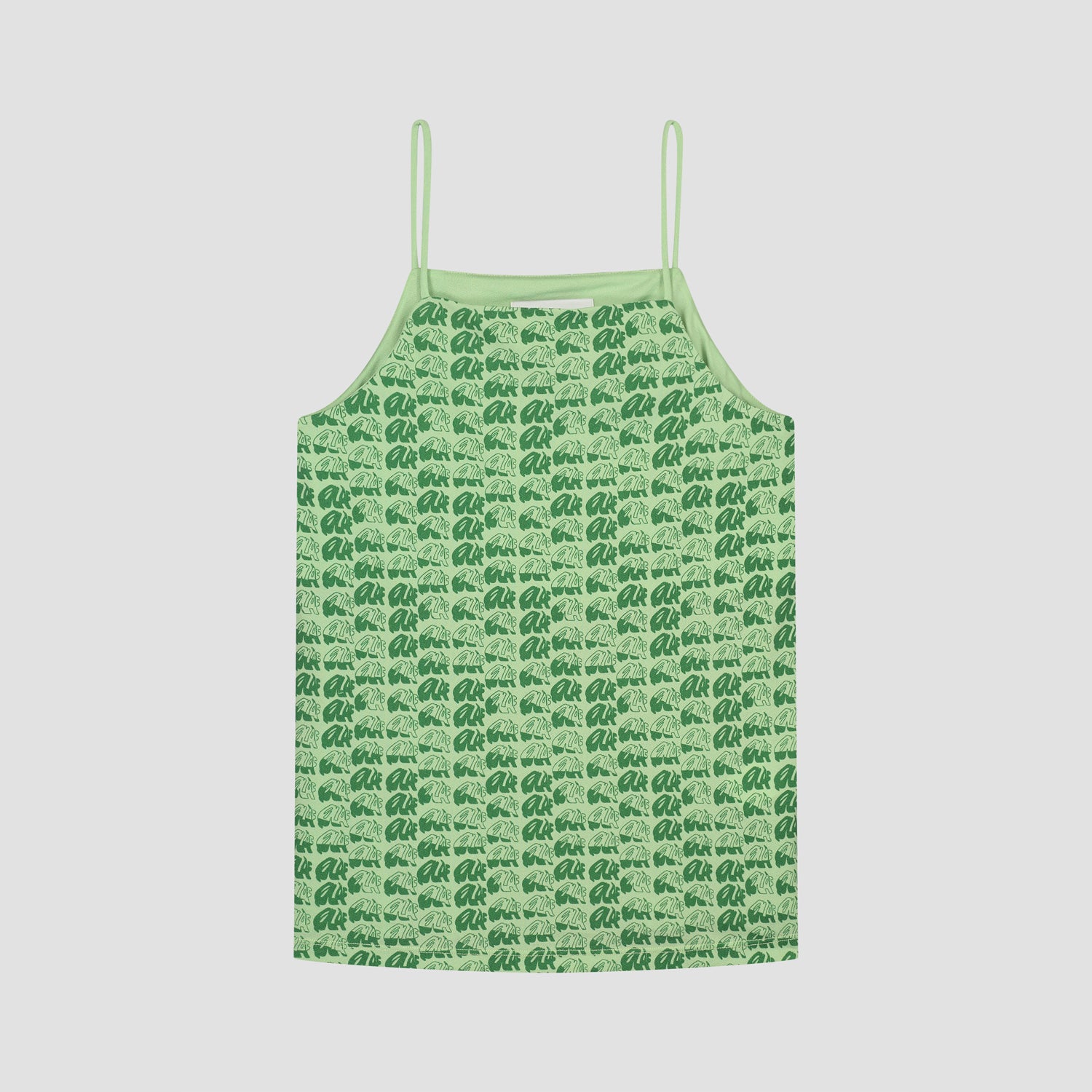 WMN Blur AOP Camisol - Light Green