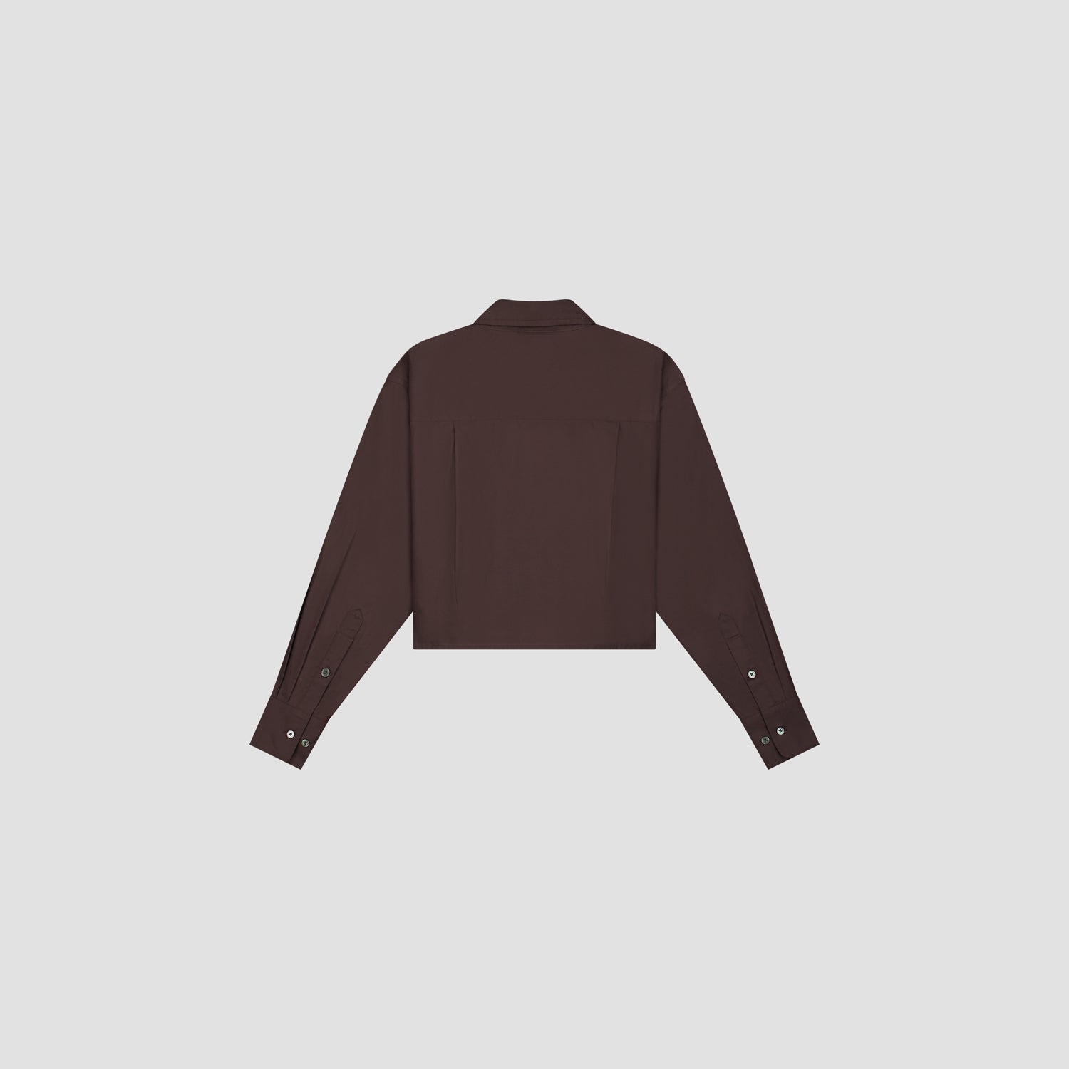 WMN Crop Shirt - Chocolate