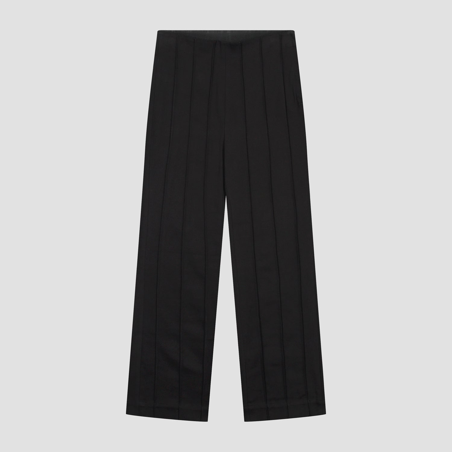 WMN Cotton Pintuck Trouser - Black