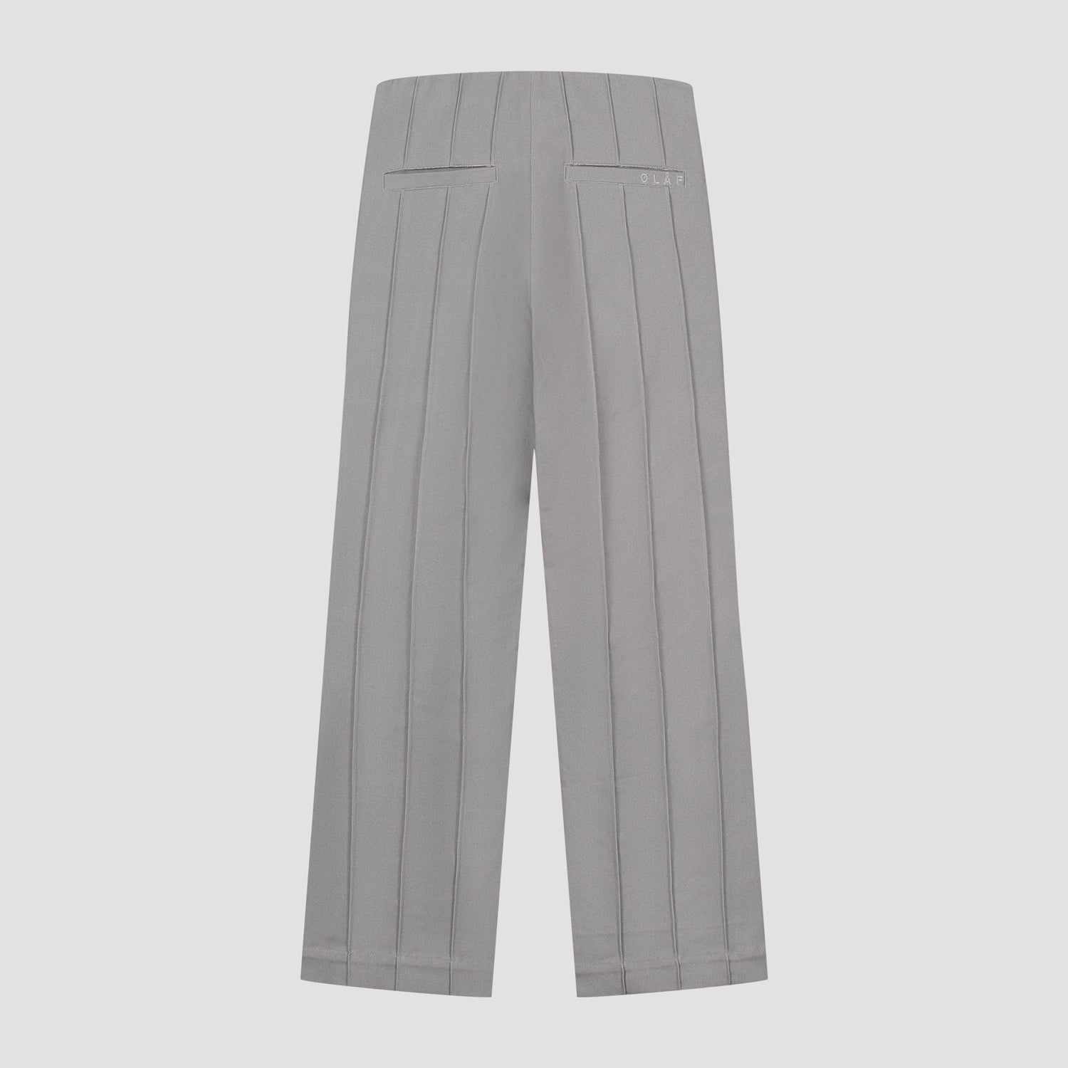 WMN Cotton Pintuck Trouser - Grey