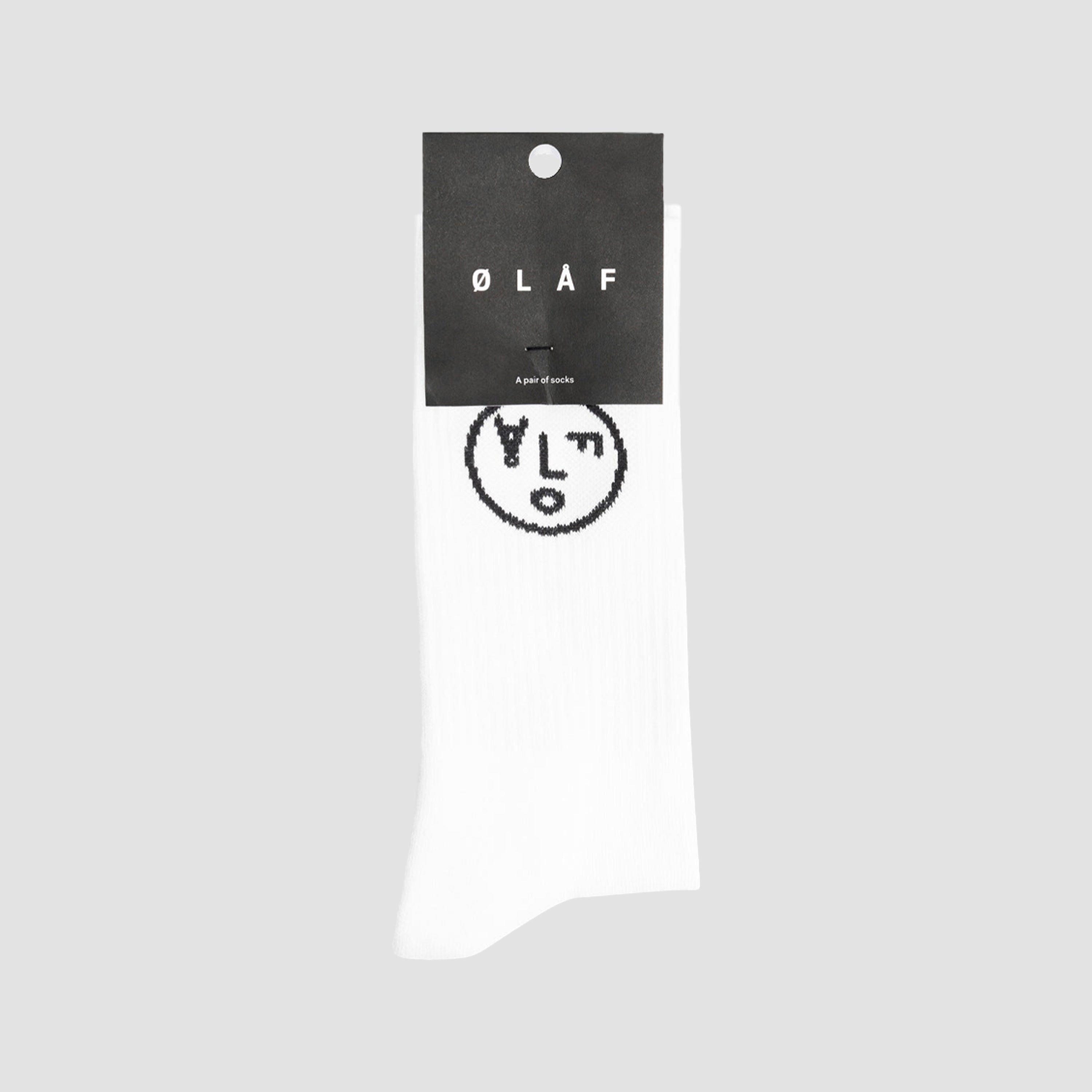 Face Socks - White