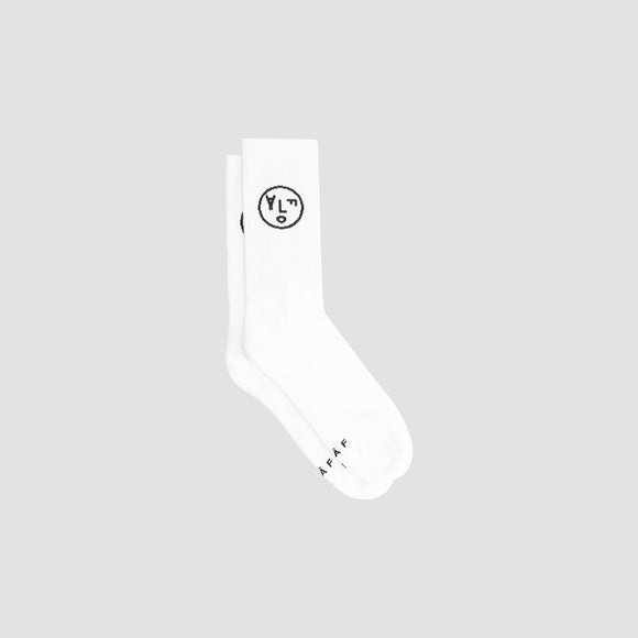 Face Socks - White