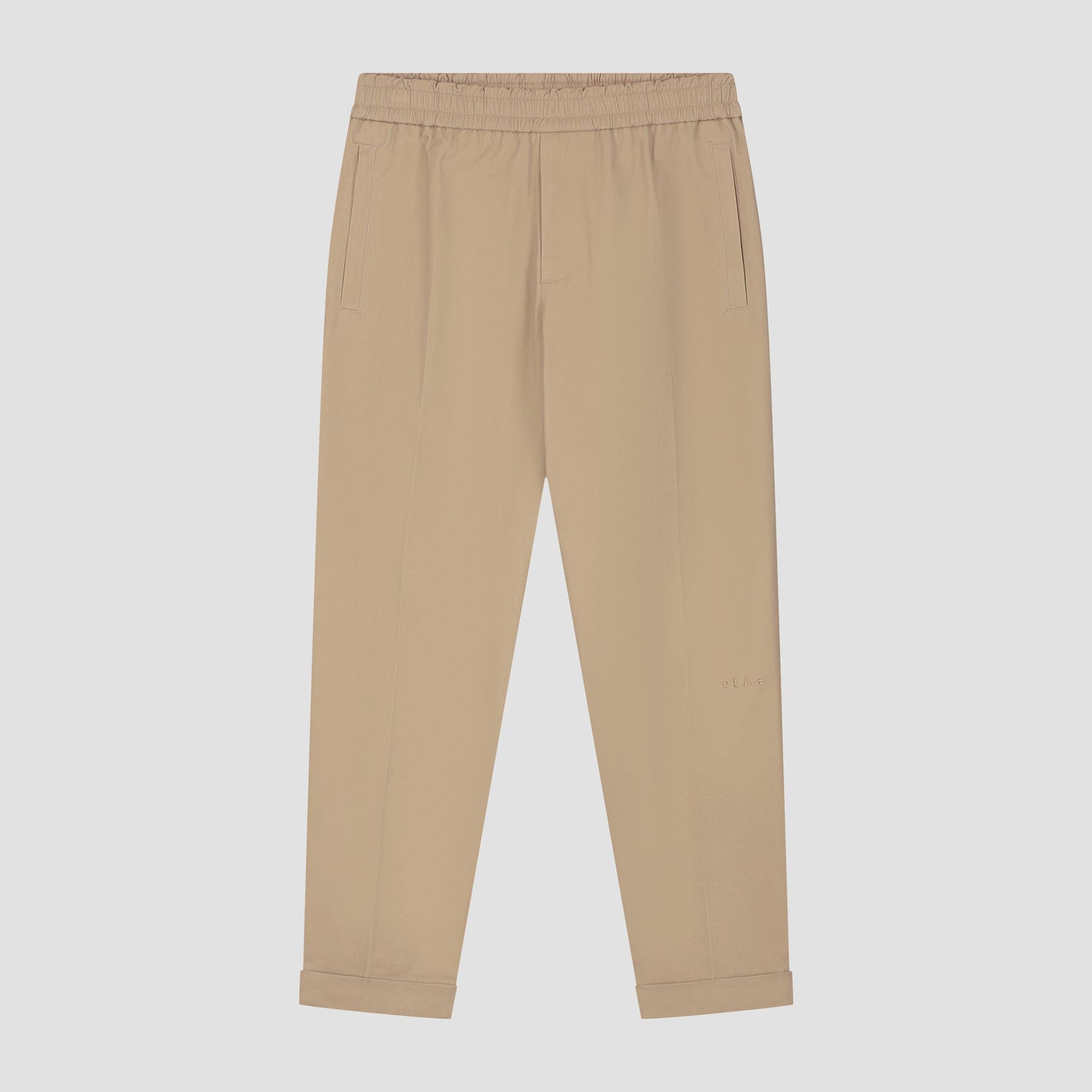 Slim Cotton Trouser - Khaki