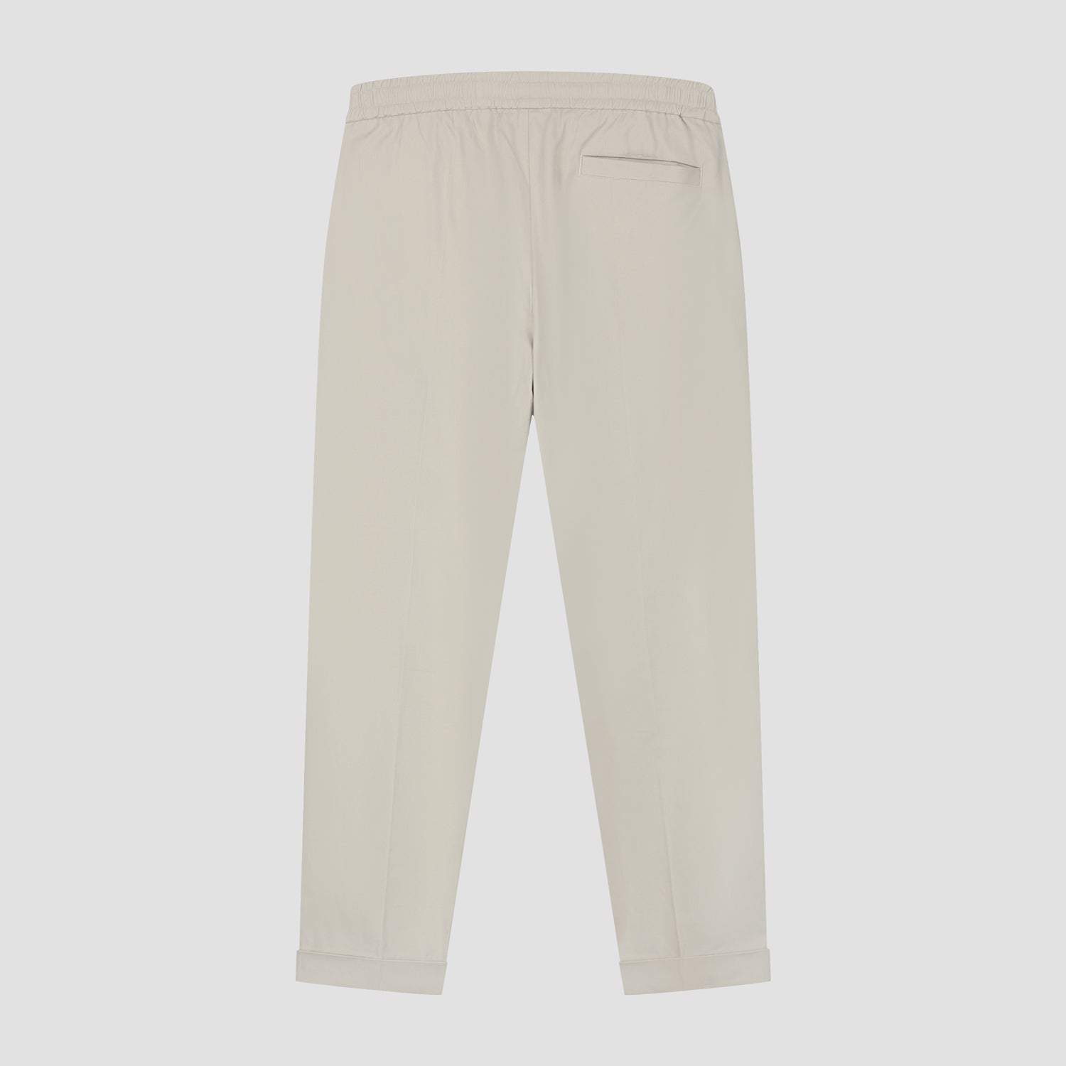 Slim Cotton Trouser - Light Grey