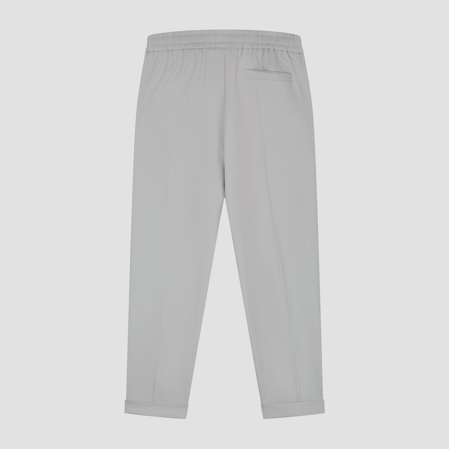 Slim Elasticated Trouser - Light Grey