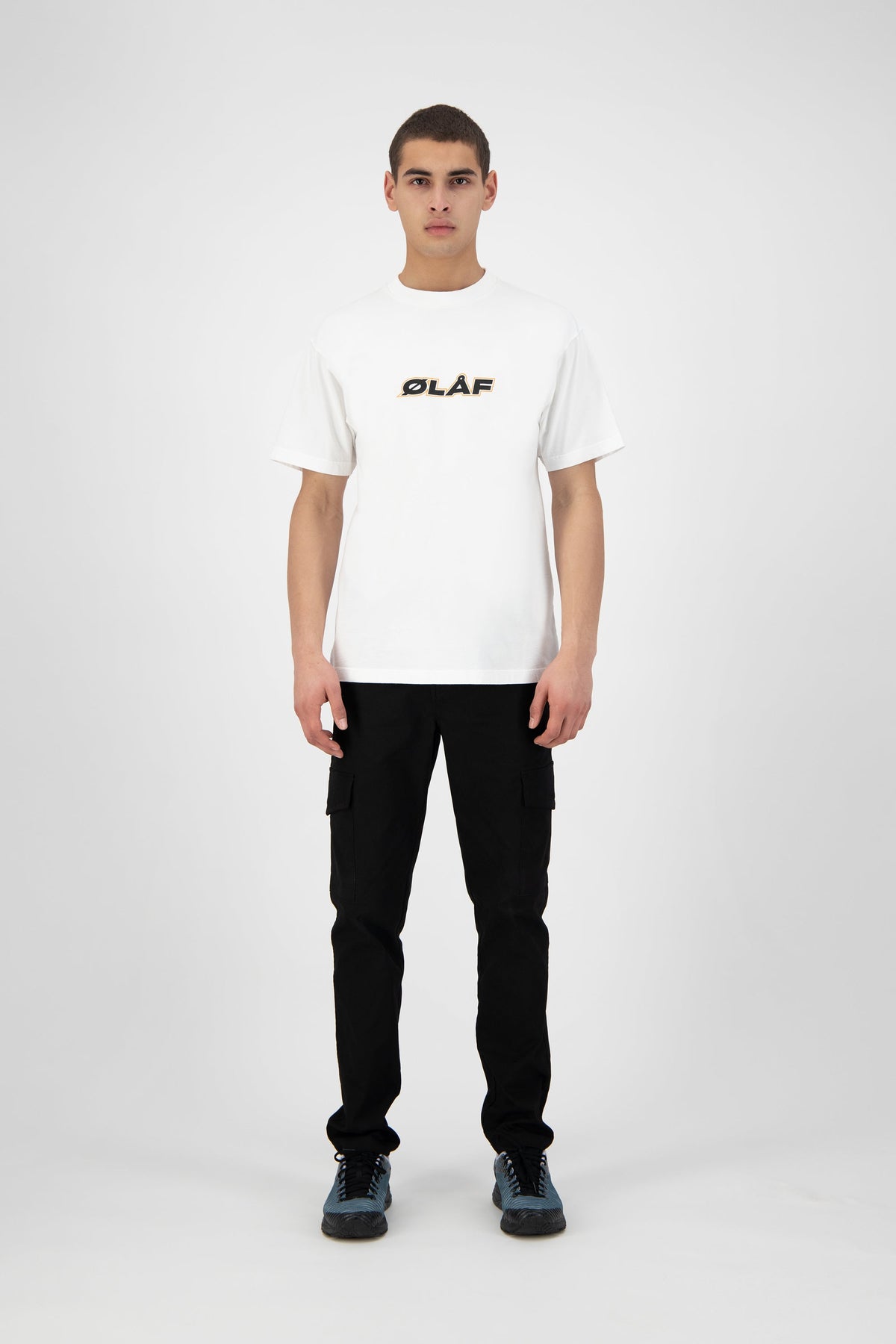 OLAF ITALIC TEE | OPTICAL WHITE