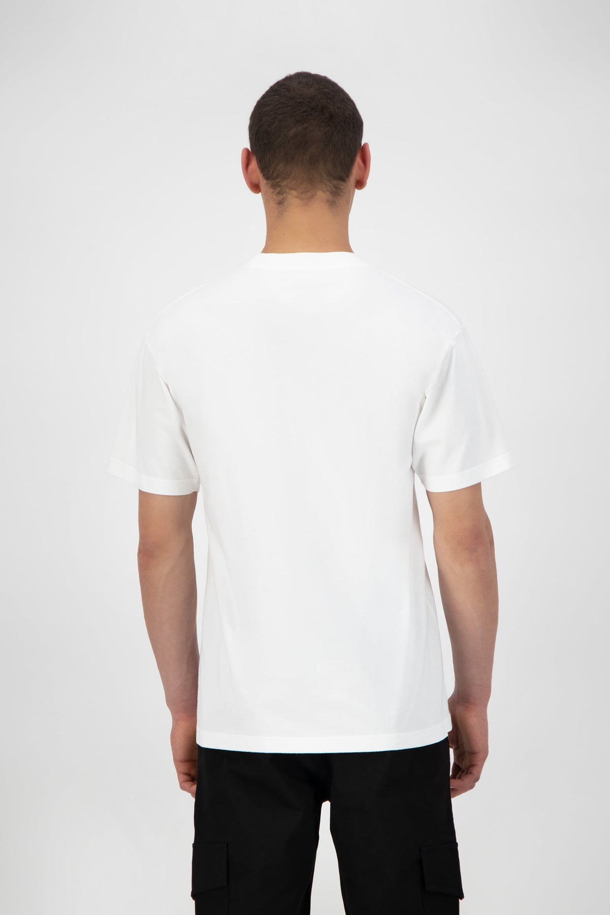 OLAF ITALIC TEE | OPTICAL WHITE
