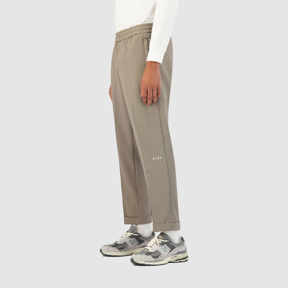 Slim Elasticated Trousers - Houndstooth
