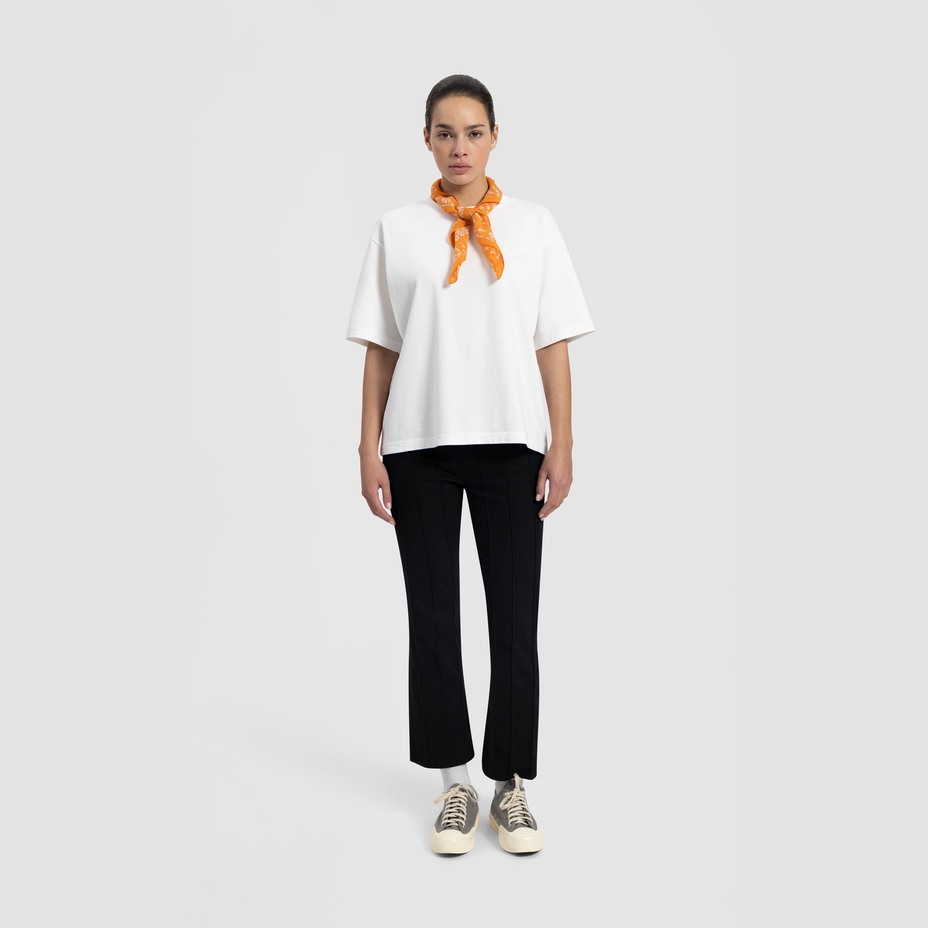 WMN Cotton Pintuck Trouser - Black
