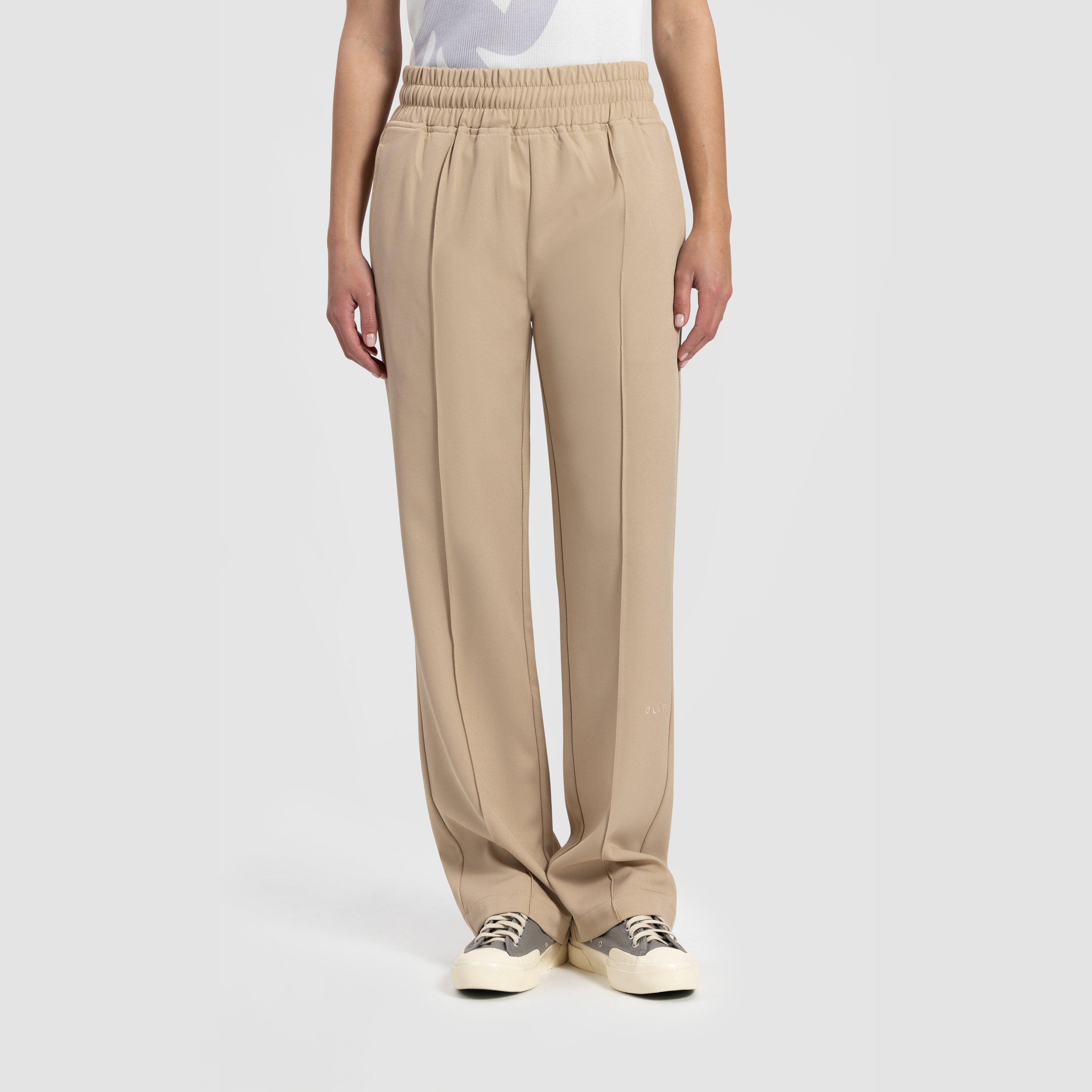 WMN Pintuck Trouser - Khaki