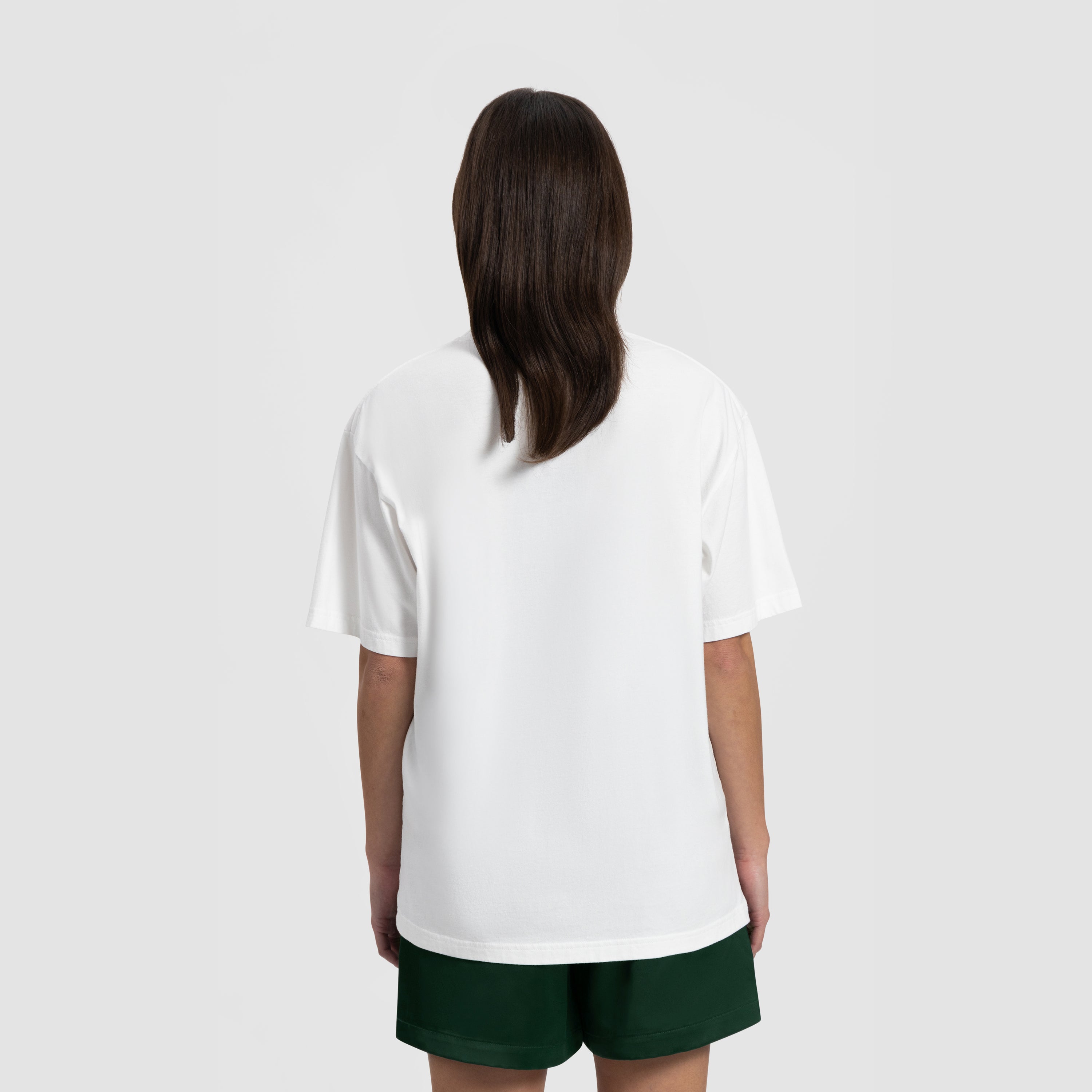 WMN Multi Stitch Tee - Optical White