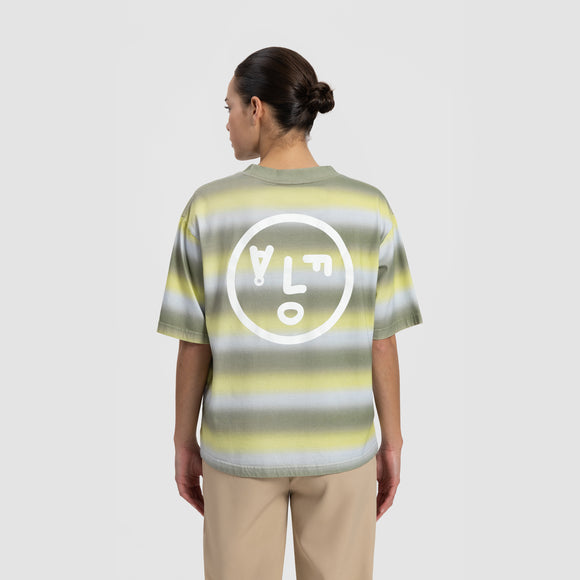 WMN Cropped STP Face Tee - Green / Lime