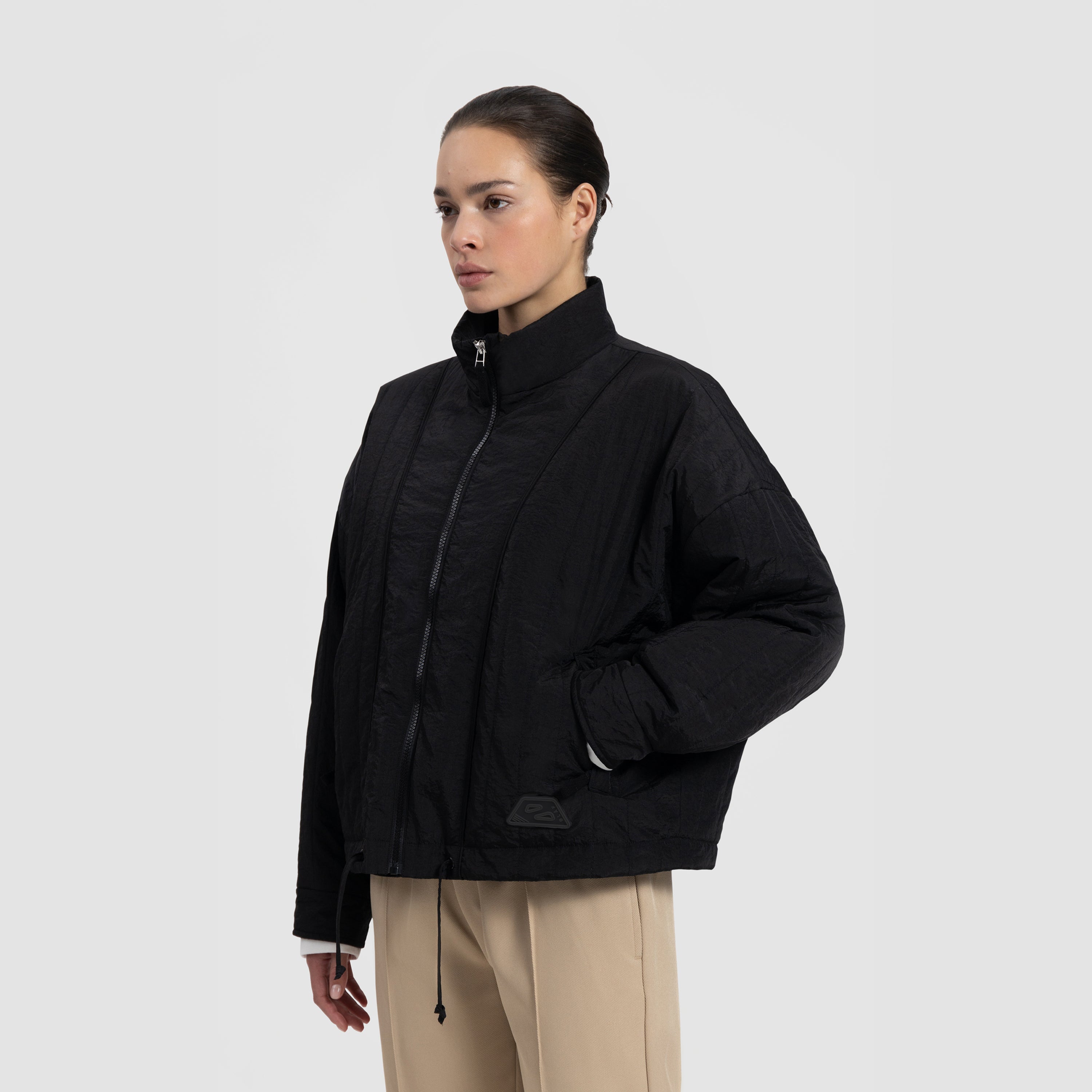 WMN Quilted Jacket - Black