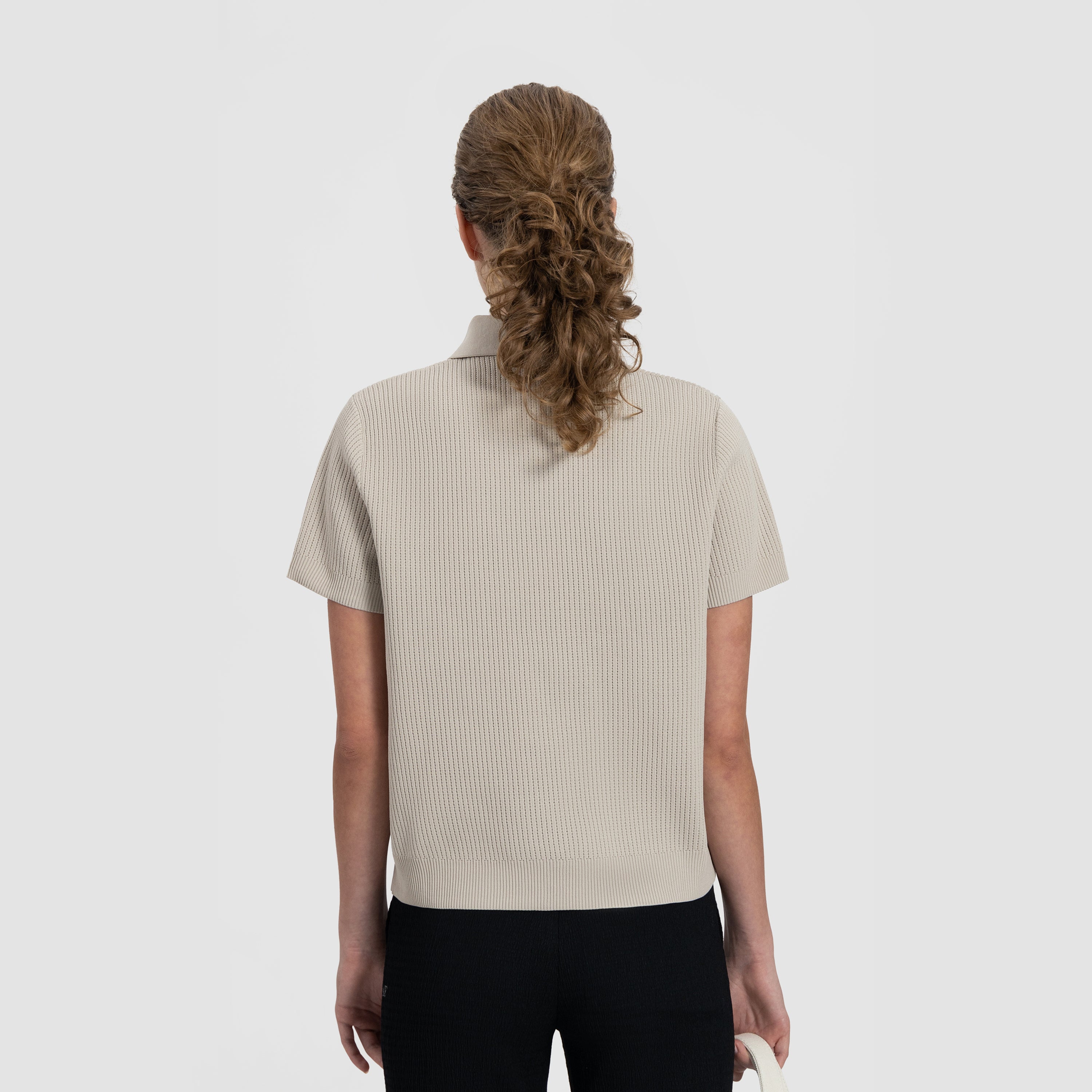 WMN Lightweight Polo - Cement