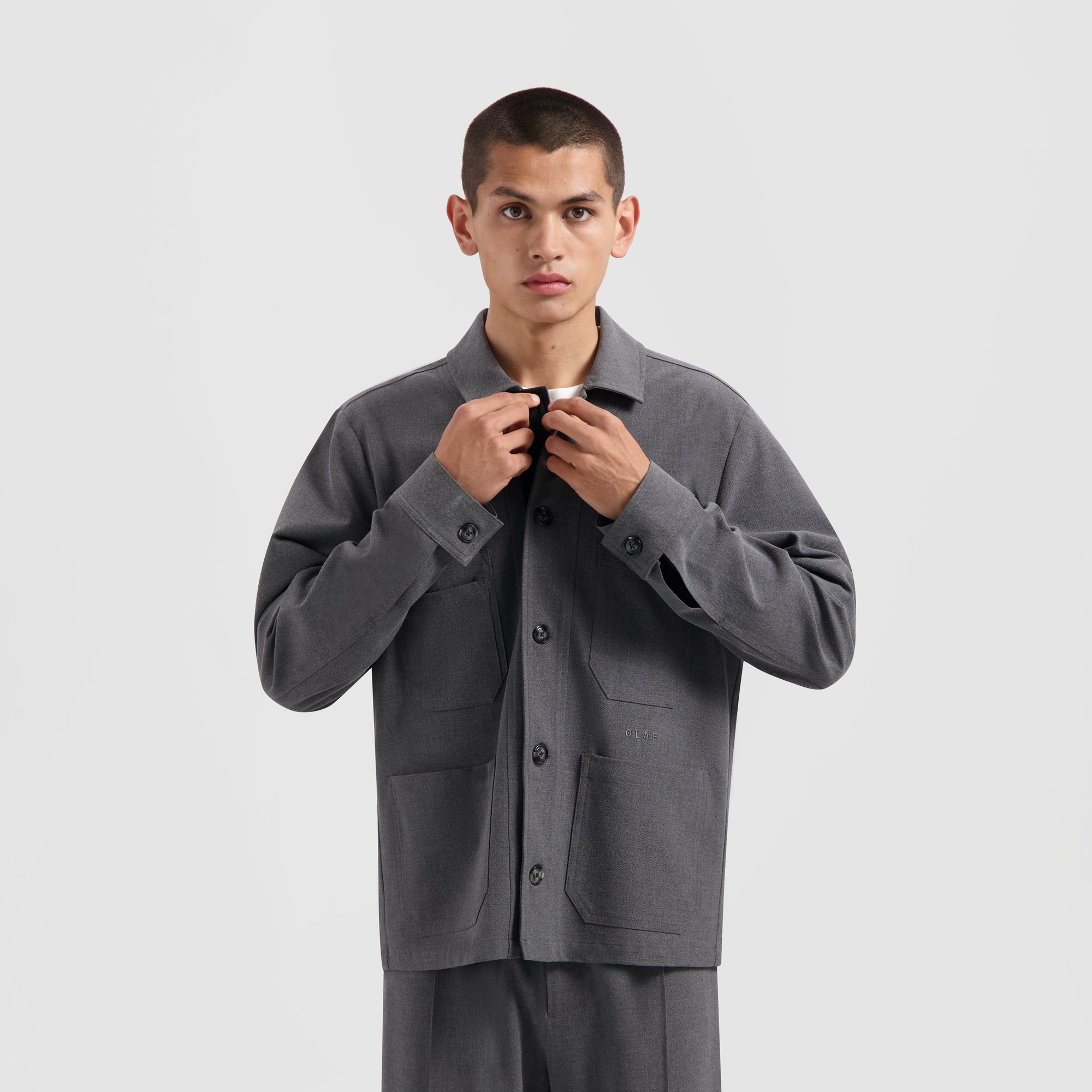Workwear Blazer - Heather Grey