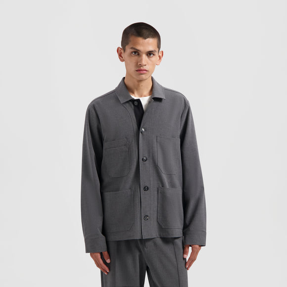 Workwear Blazer - Heather Grey