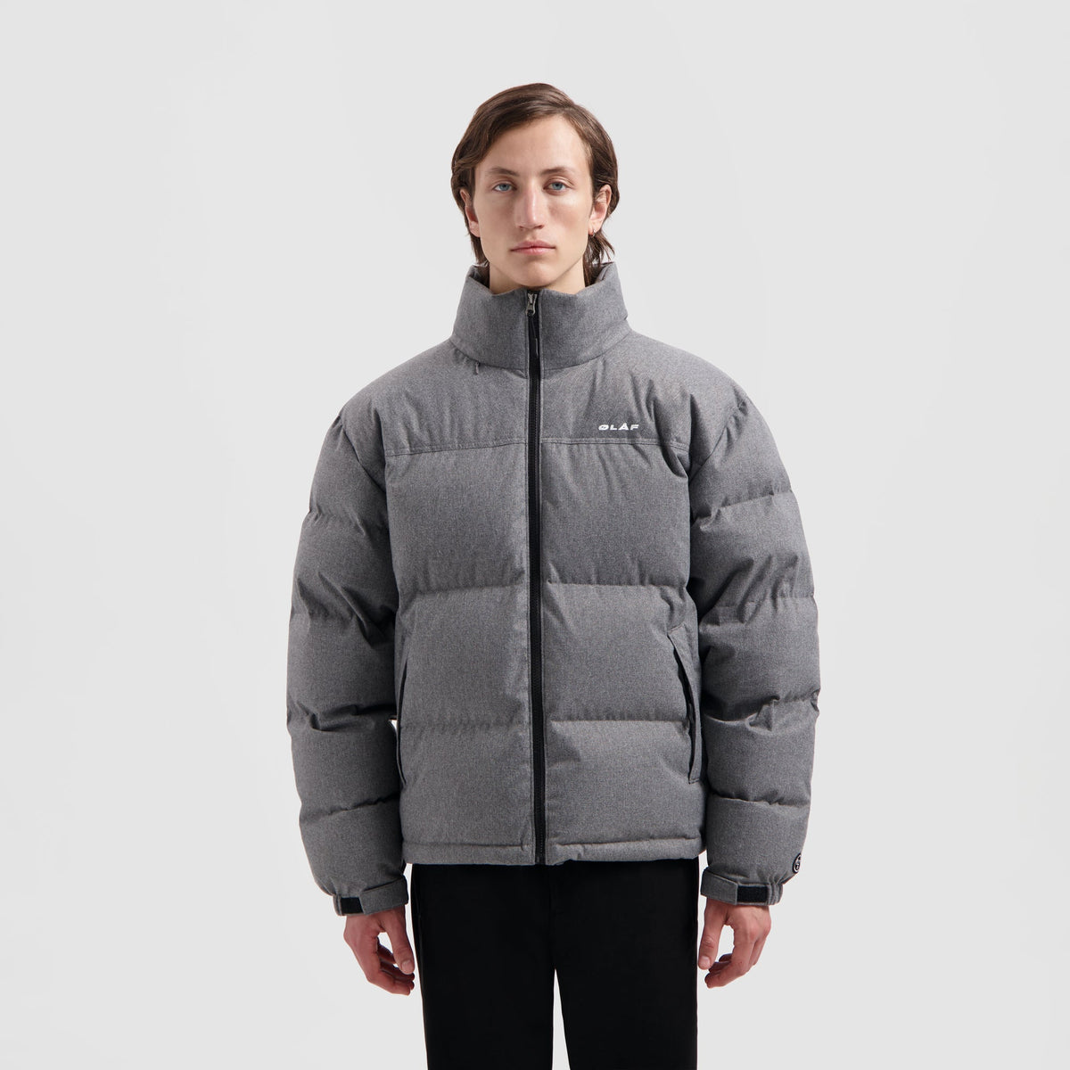OLAF WOOLY PUFFER JACKET | GREY