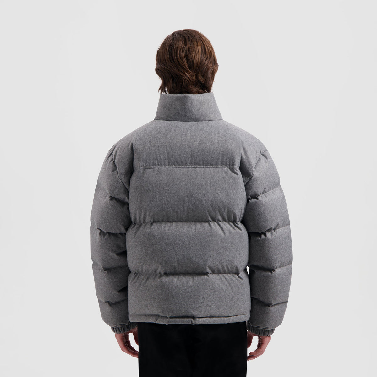 OLAF WOOLY PUFFER JACKET | GREY