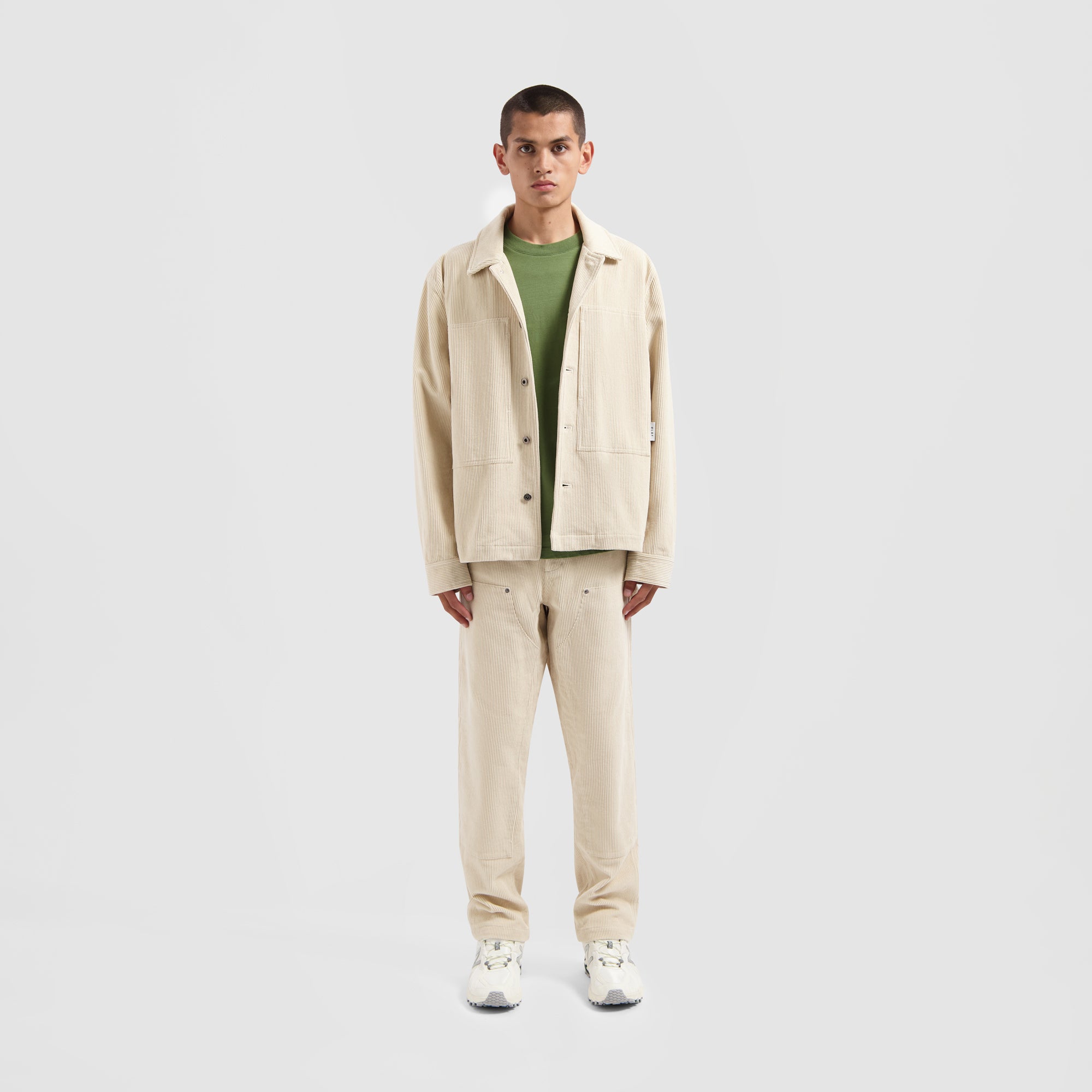Corduroy Overshirt - Off White