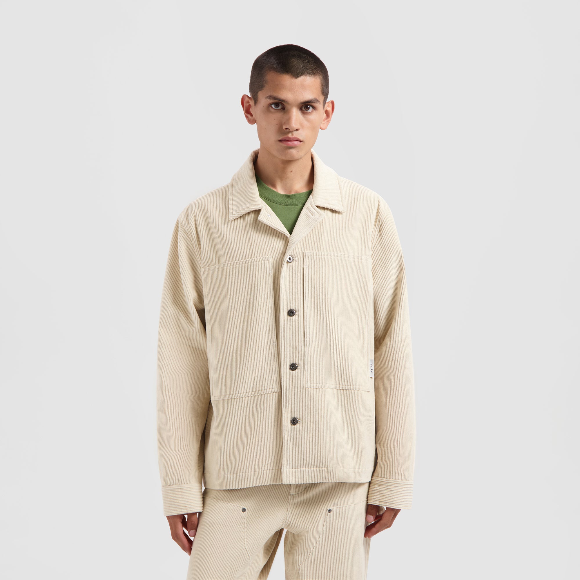 Corduroy Overshirt - Off White