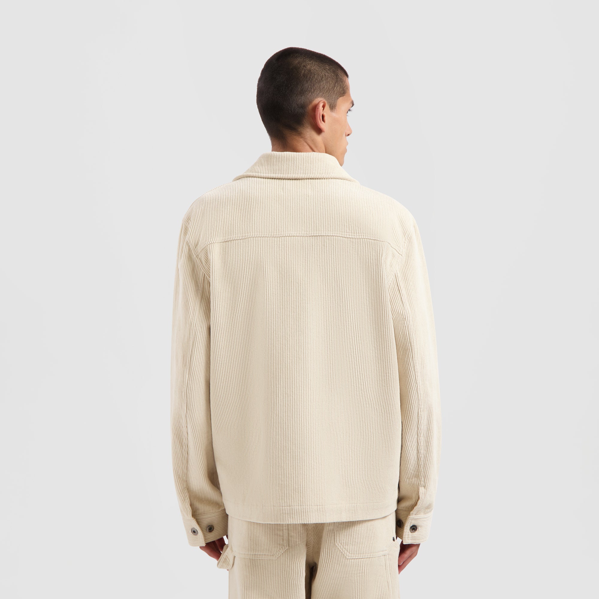 Corduroy Overshirt - Off White