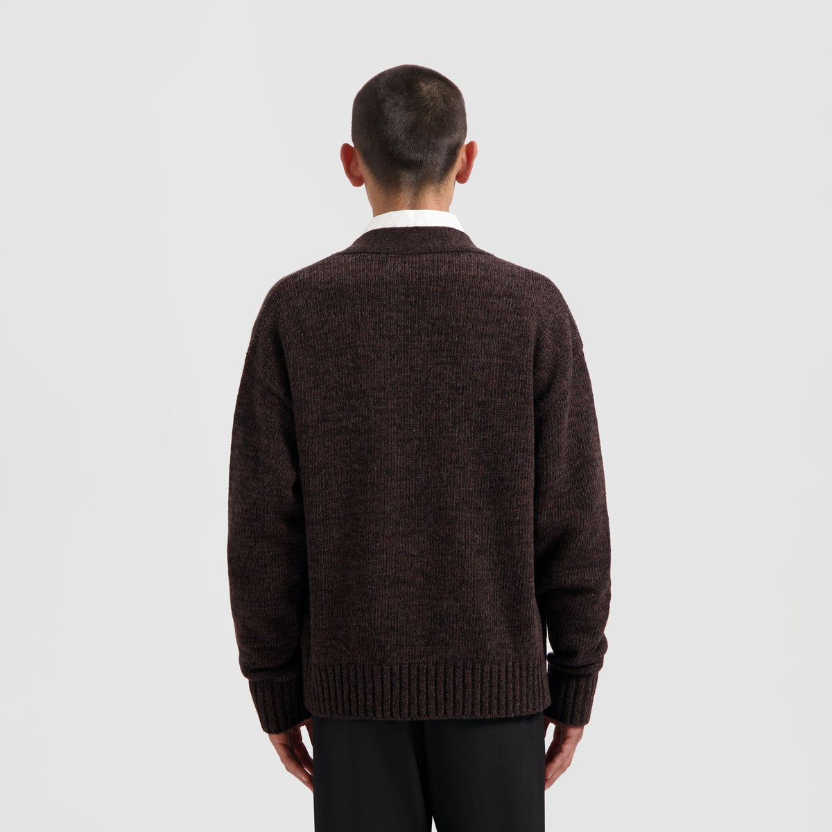 OLAF CARDIGAN | BROWN
