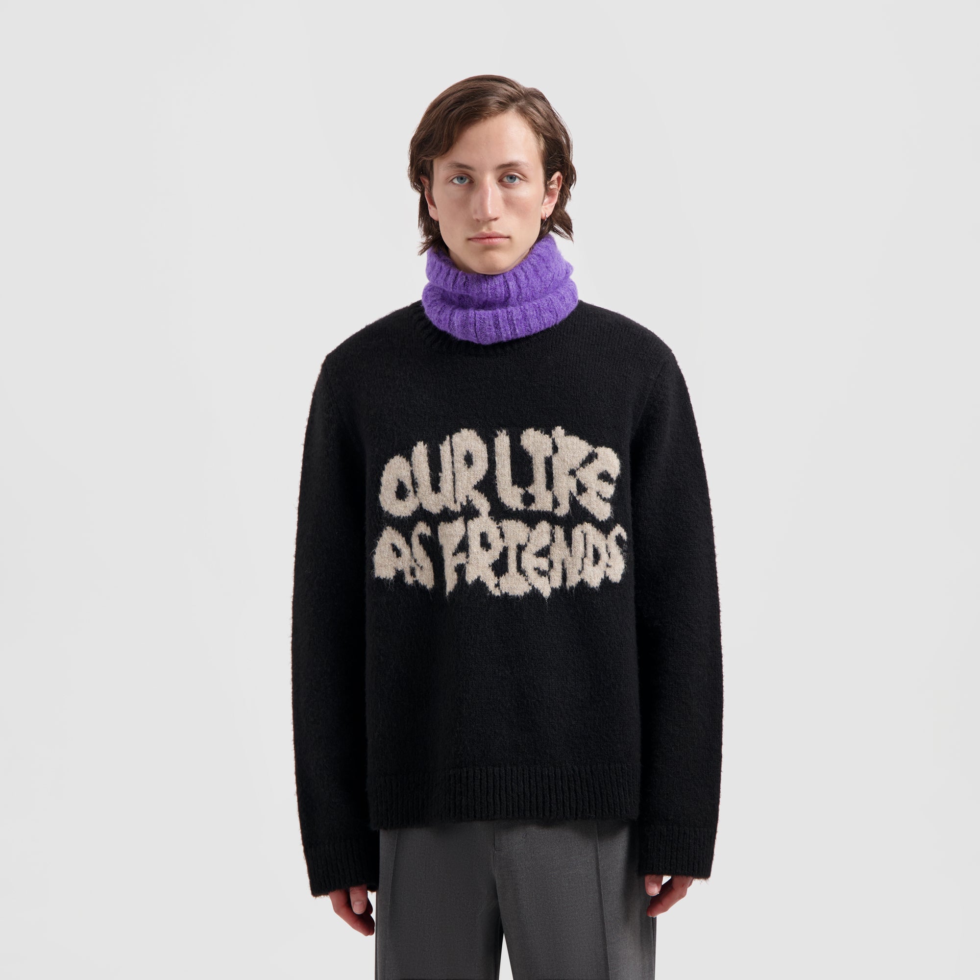 Rib Balaclava - Purple