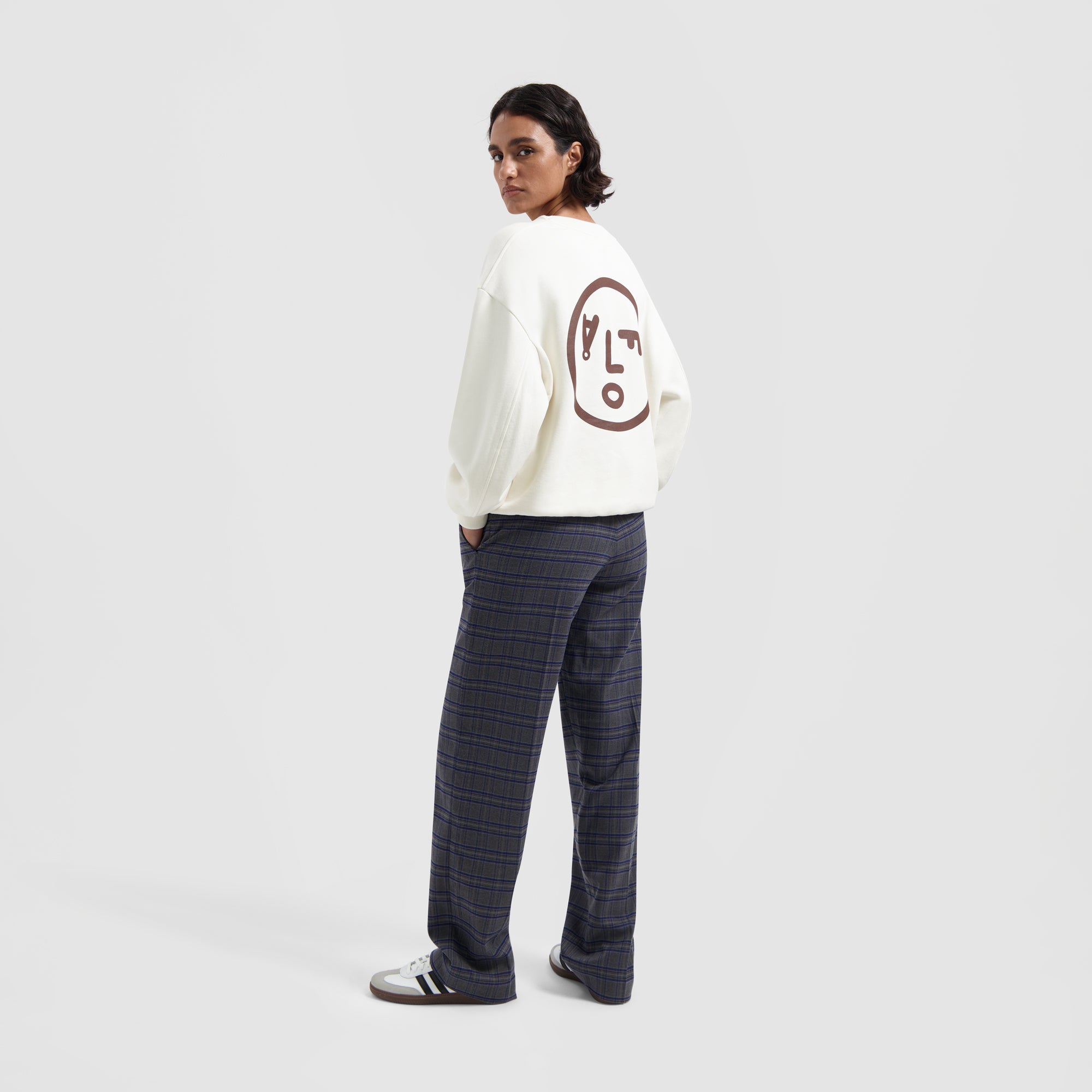 WMN Face Crewneck - Off White