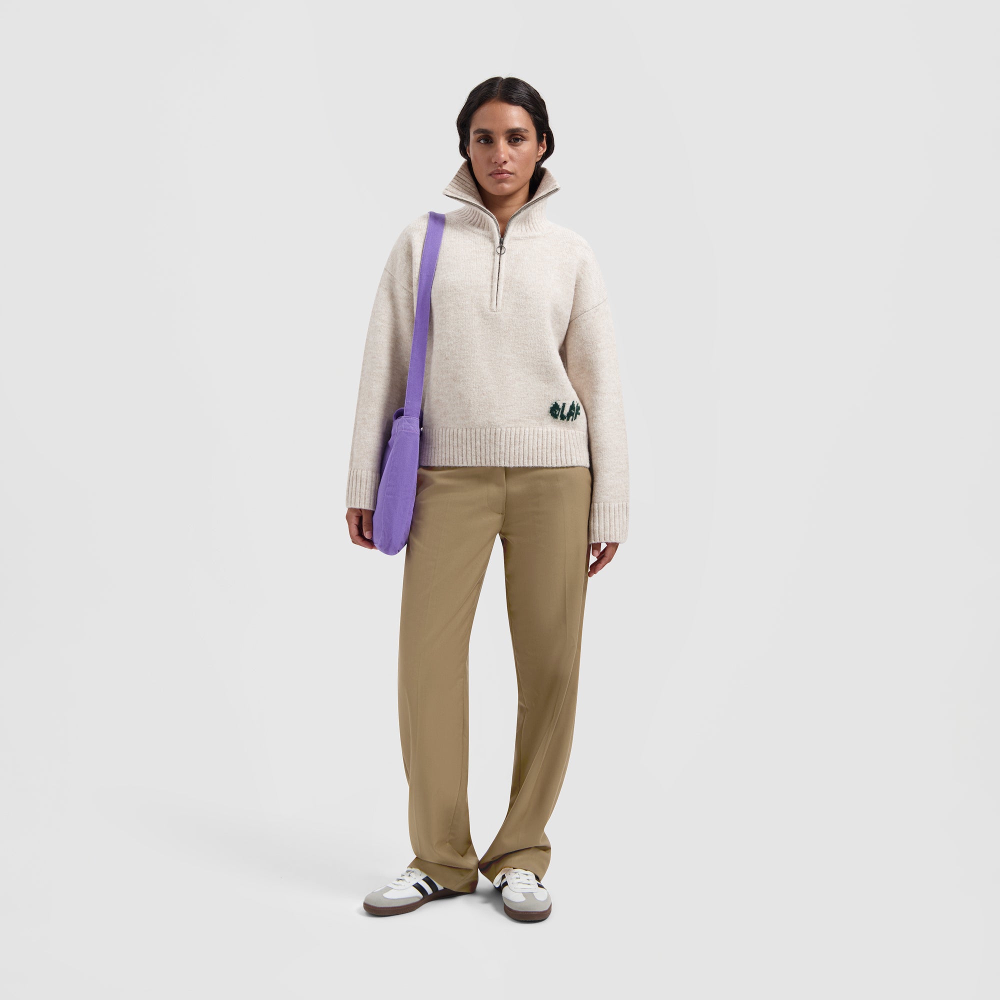 WMN Suit Trousers - Brown