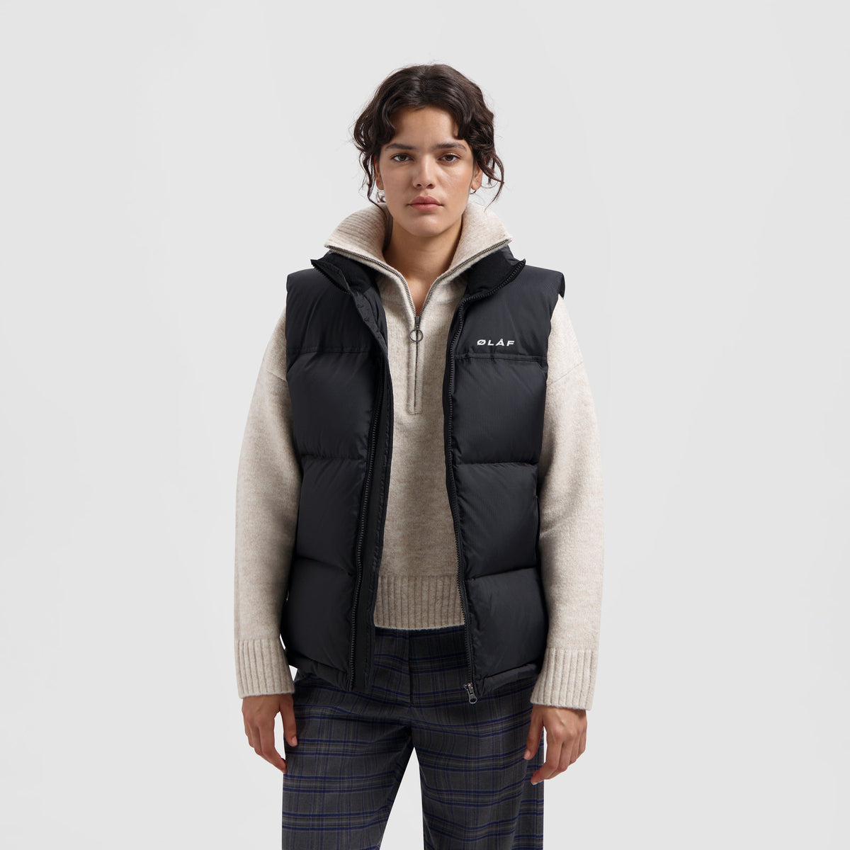 OLAF PUFFER VEST | BLACK