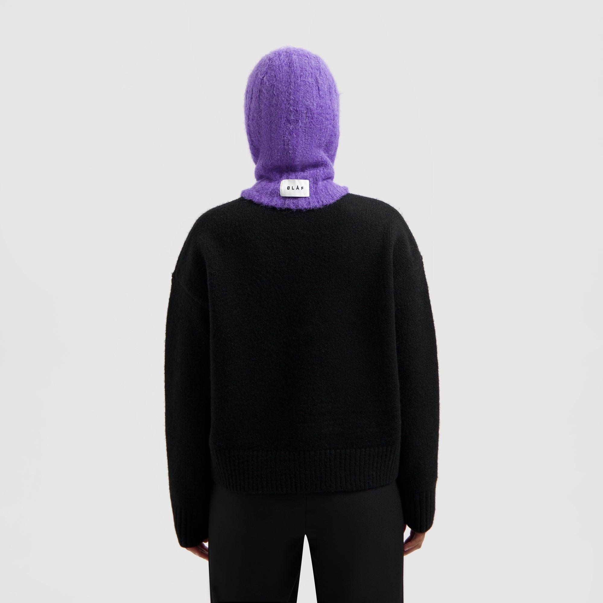 Rib Balaclava - Purple