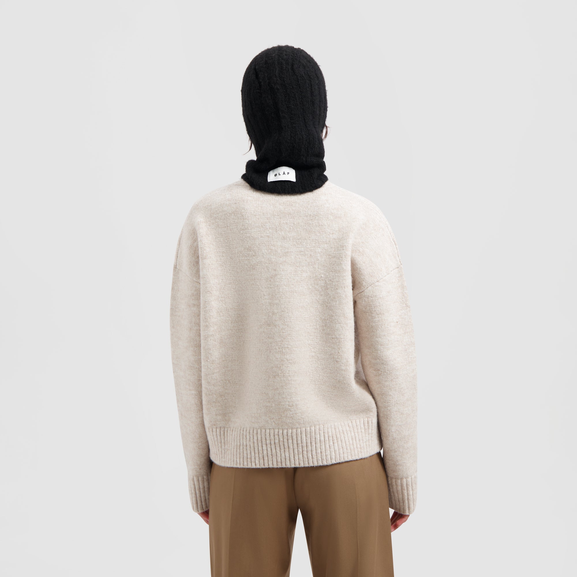 Rib Balaclava - Black