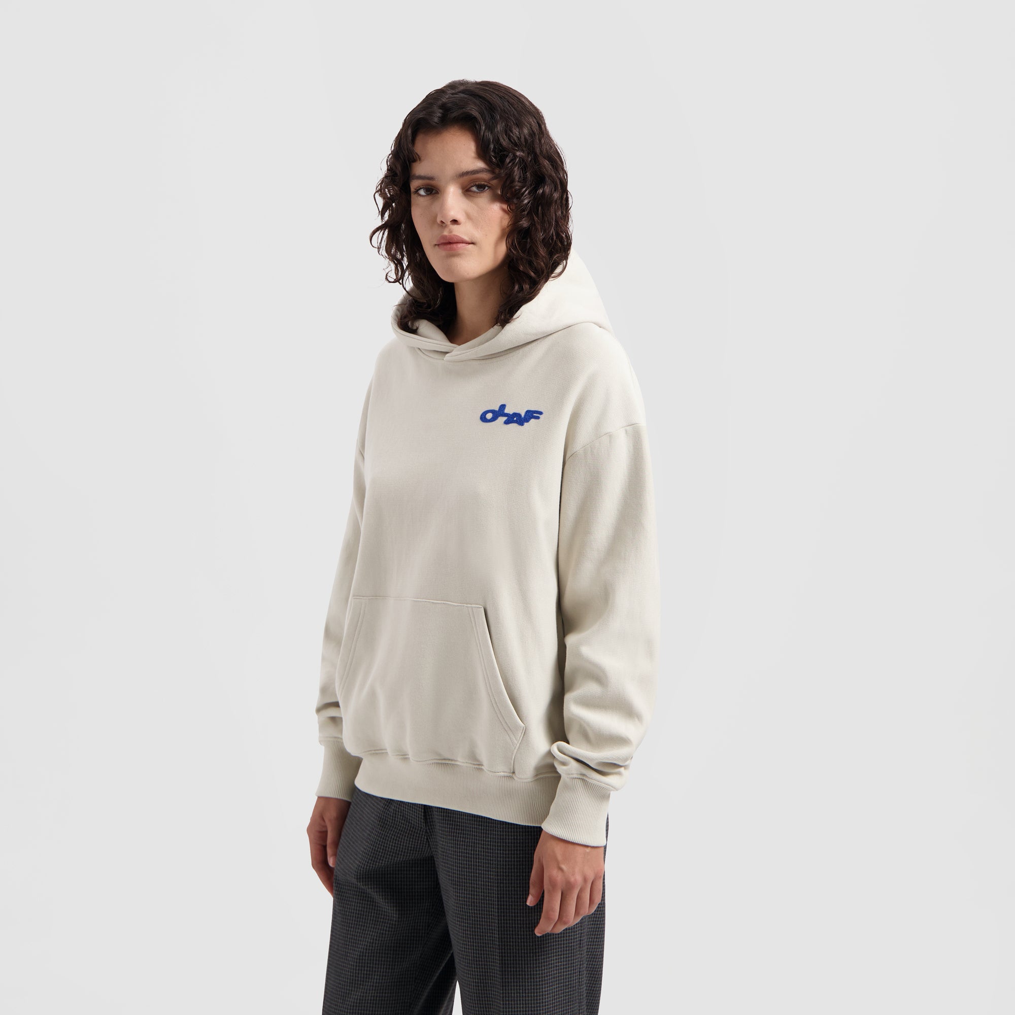 WMN Shift Logo Hoodie - Cement