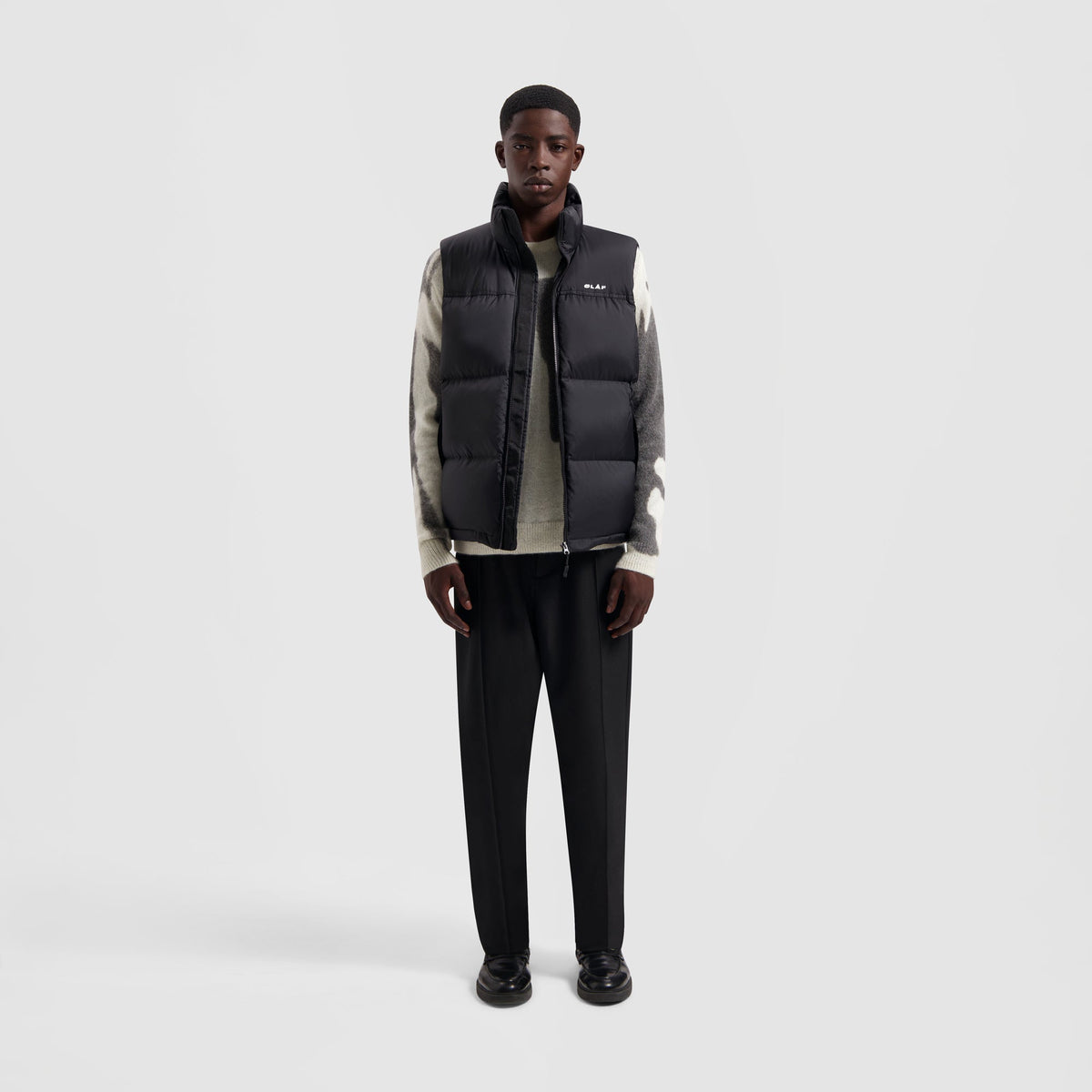 OLAF PUFFER VEST | BLACK