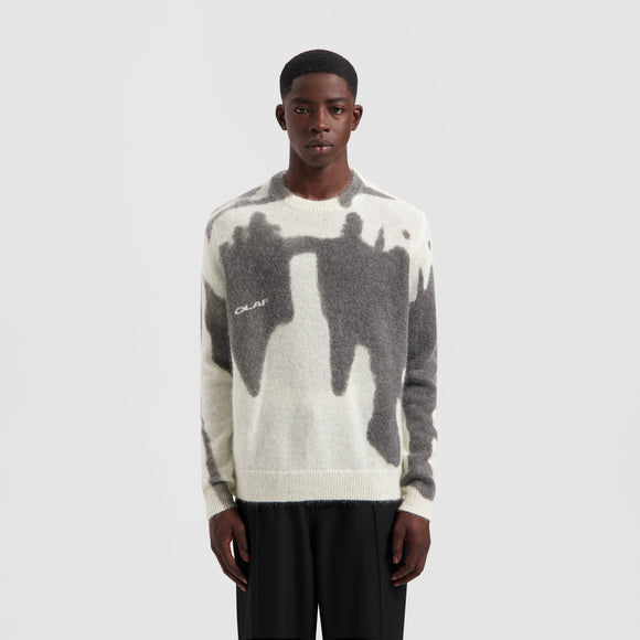 Passenger Mohair Knit Crewneck - Off White