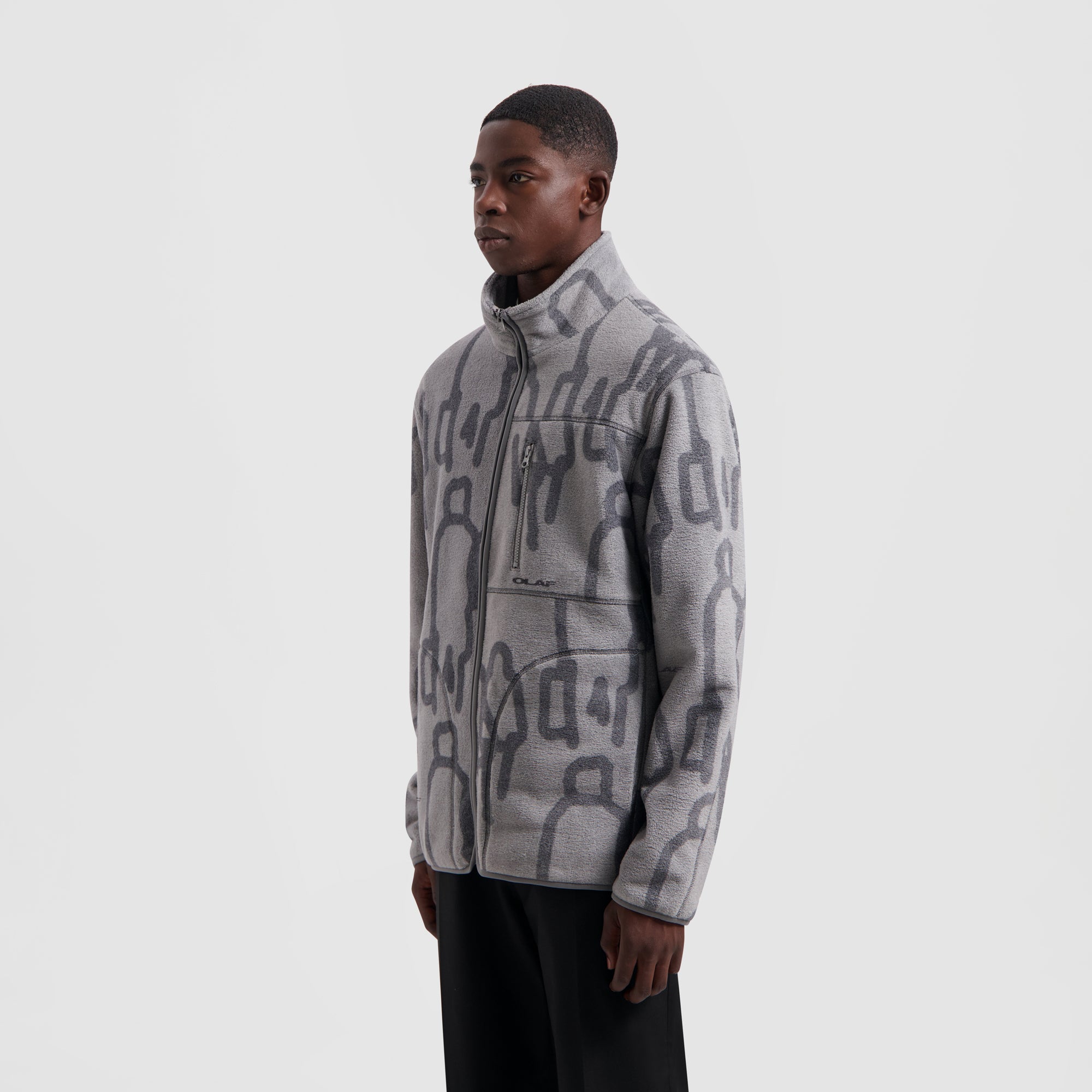 Passenger Zip Up Fleece - Shade Grey