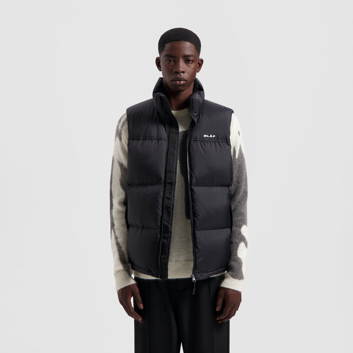 OLAF PUFFER VEST | BLACK